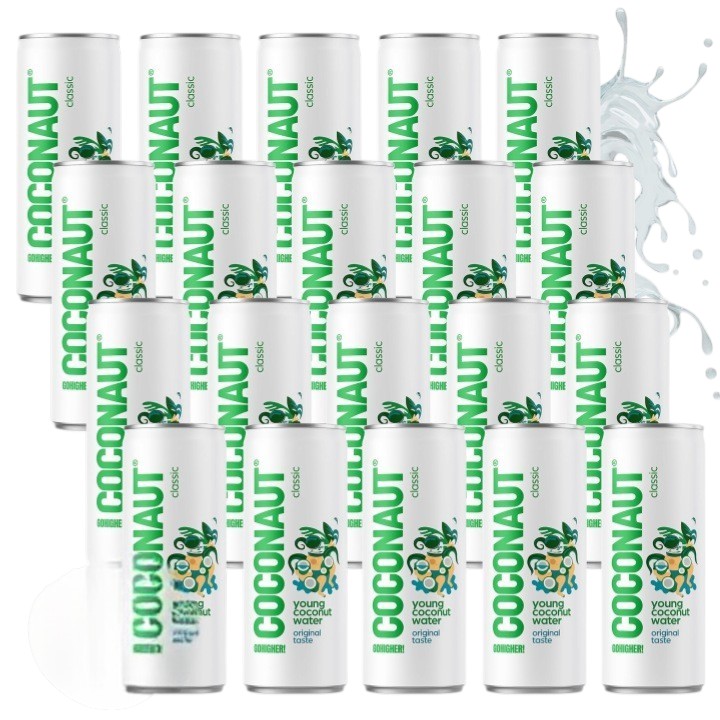 Woda Kokosowa Coconaut z Młodego Kokosa Naturalna Kokos 180ml x 24szt
