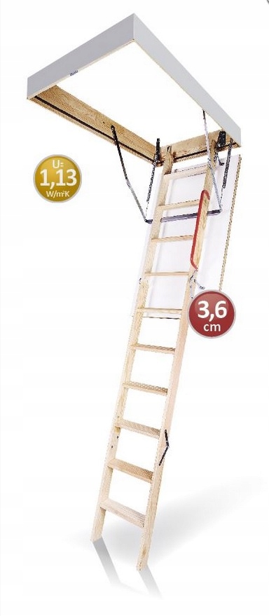 Ocieplone Schody Strychowe Kronmat 60X111/280 Ole