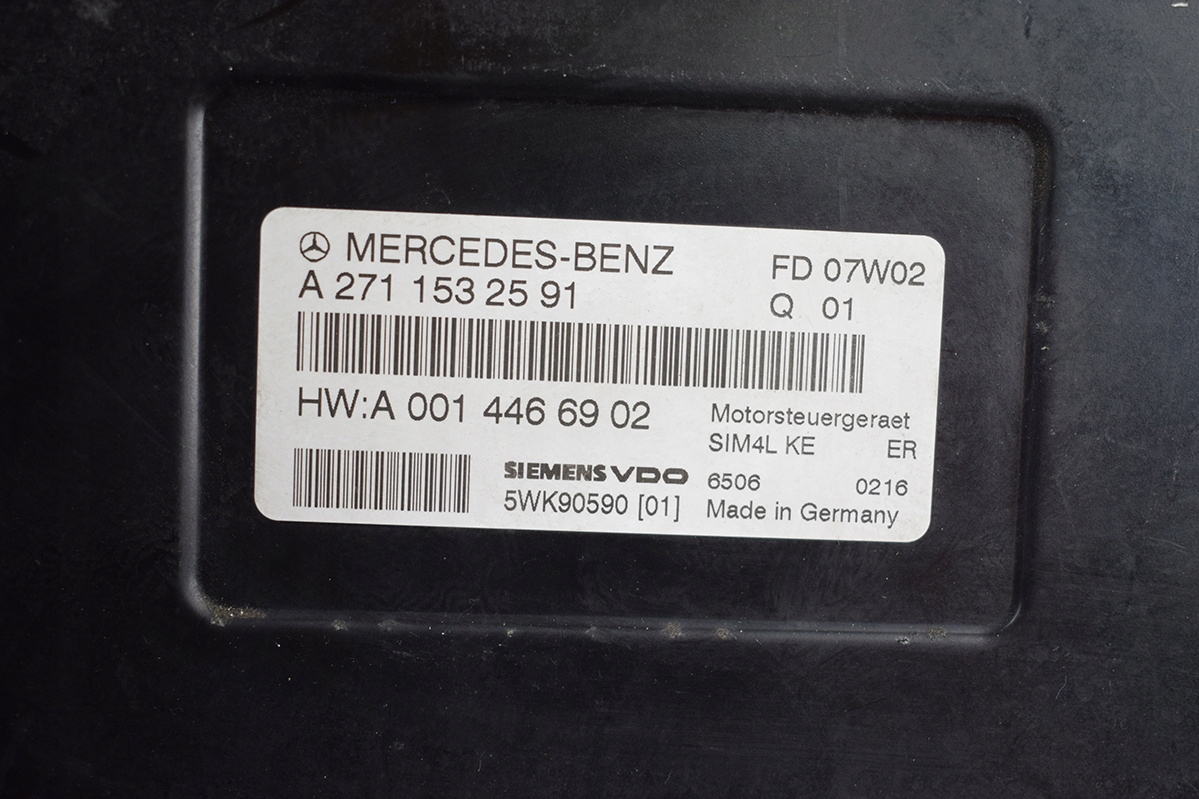 computer control unit MERCEDES W203 A2710103245