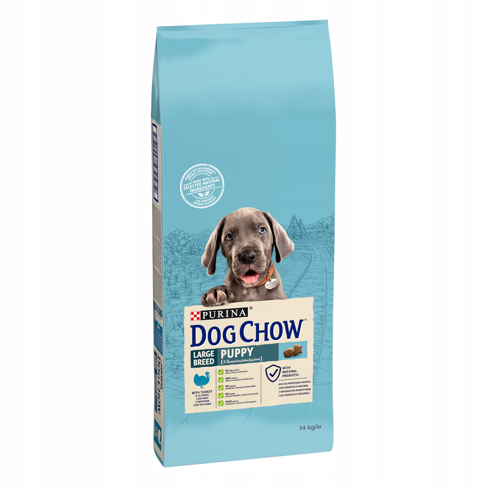 Levně Purina Dog Chow Large Breed Puppy s krůtím masem 14 kg