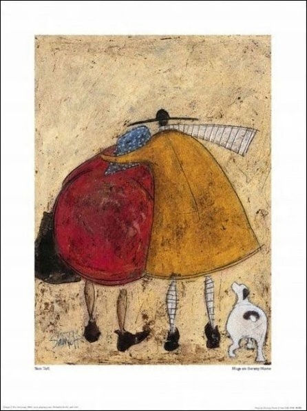 

Sam Toft Hugs w drodze do domu plakat premium