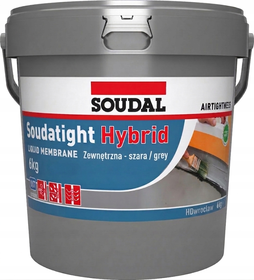 Soudal Sws Liquid Membrána Soudatight Hybrid 6 kg vnější