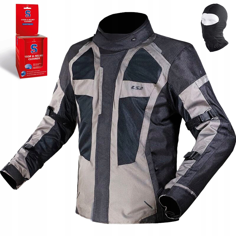 Pánska Motocyklová Bunda LS2 Scout Vodoodolné Turistické Chrániče