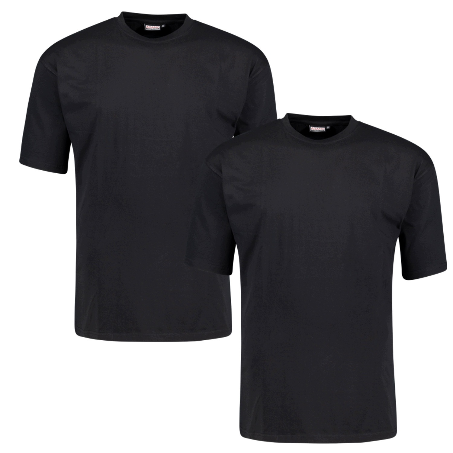 Adamo tričko pánské 129420 balení 2ks comfort fit 7XL černá