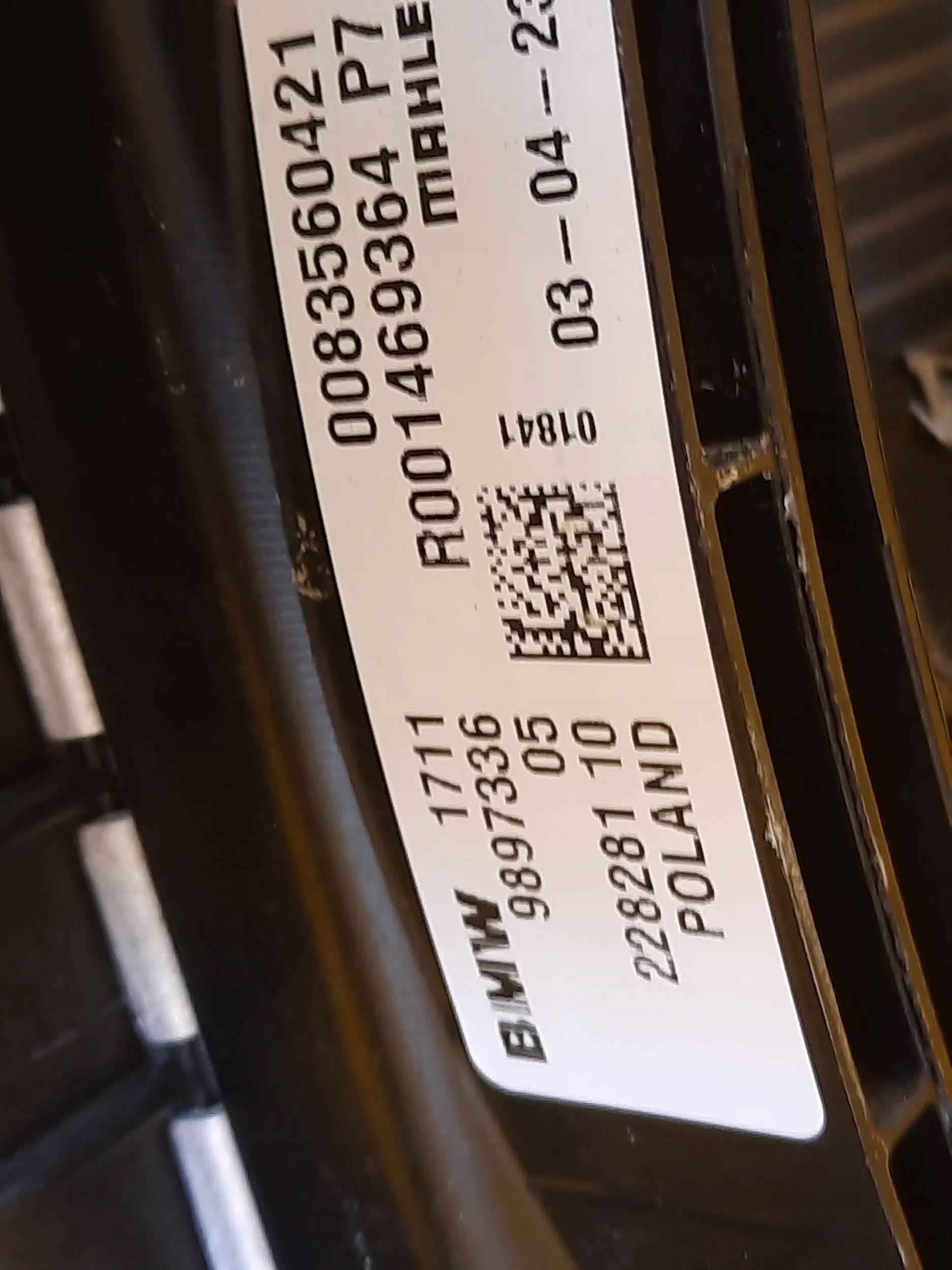 BMW 2 F44 1.5B PAS PRZÓD CHŁODNICE BELKA * Wersja Europejska