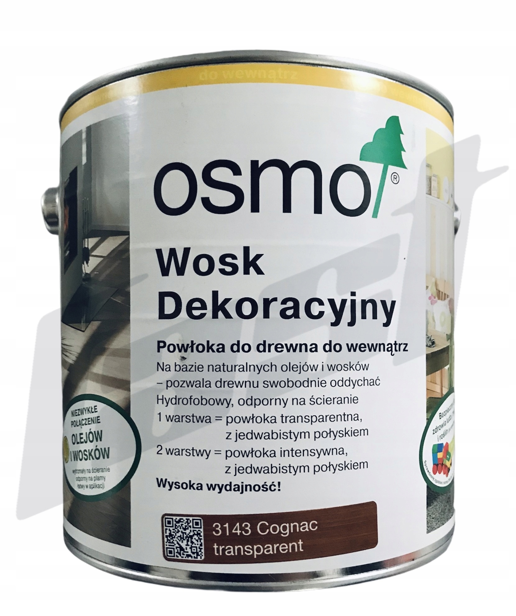 Osmo 3143 dekorativní vosk azurový Cognac 2,5 l