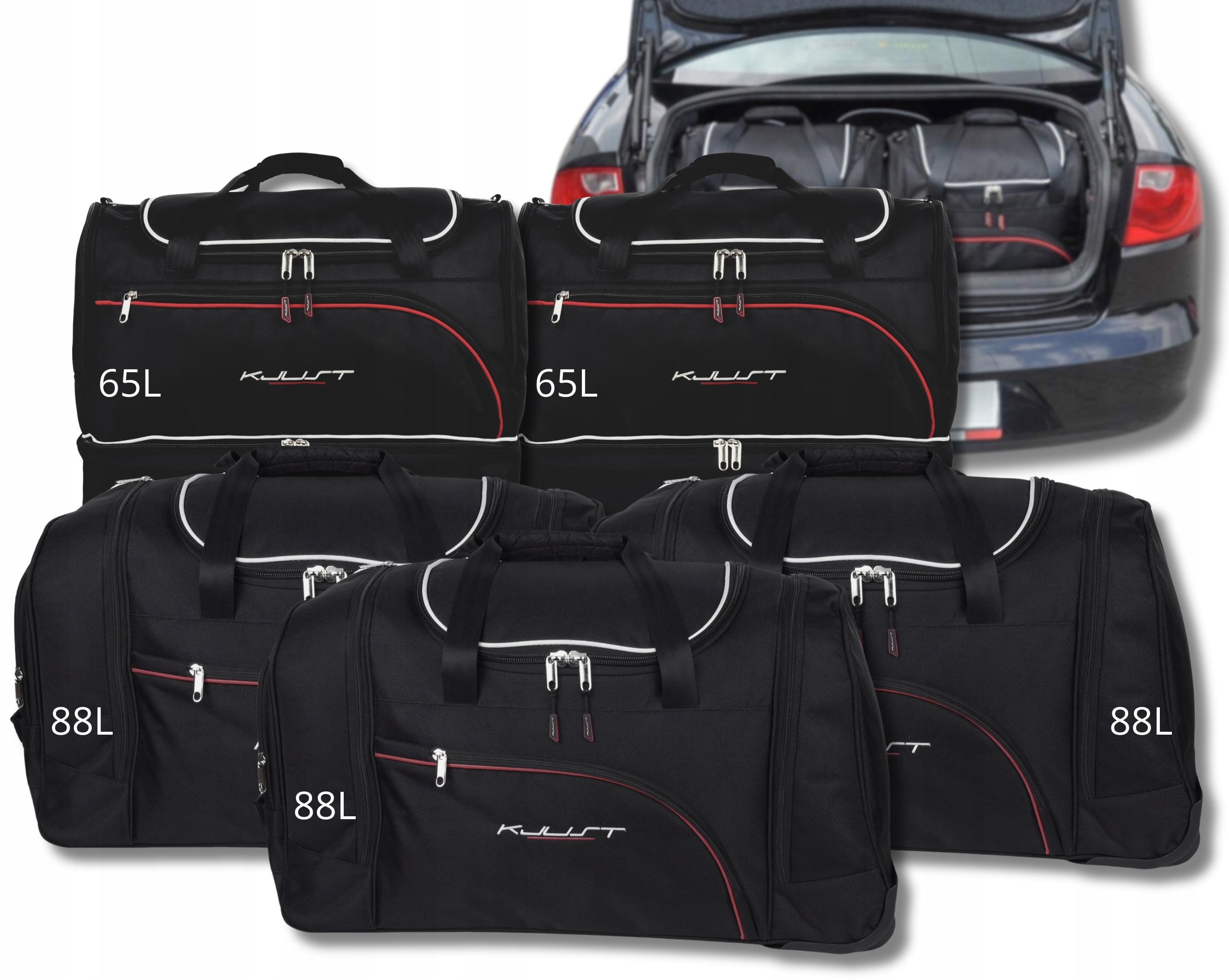 Cestovná Taška Do Kufra Seat Exeo Limousine 2009-2013 5 ks