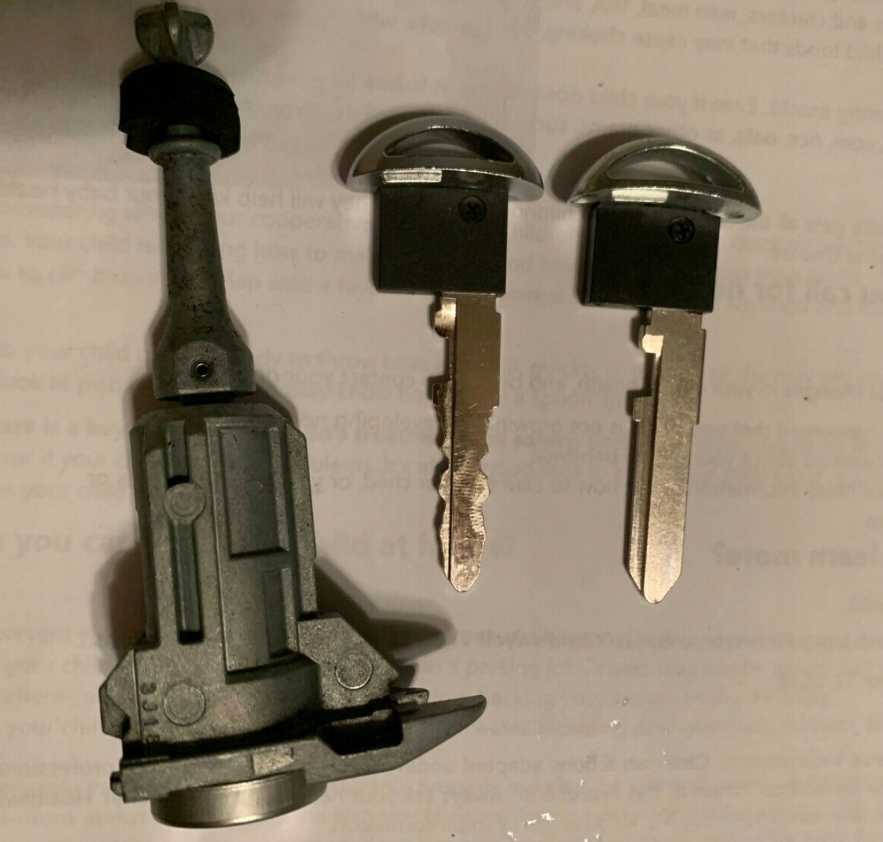 KLUCZYKI - ZAMEK MAZDA+GROTY CX-5 KF ORYGINAŁ