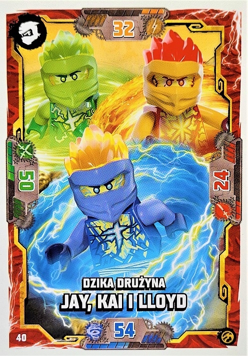 Lego Ninjago Karta Seria 7 nr 040