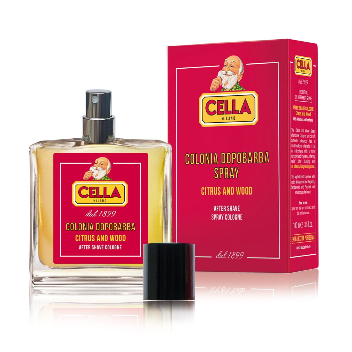 Cella Kolínská voda Citrus and Wood po holení Sprej 100 ml