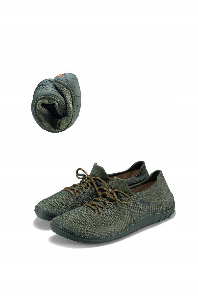 Brubeck Pánské boty Merino Barefoot SH5009M Khaki 44