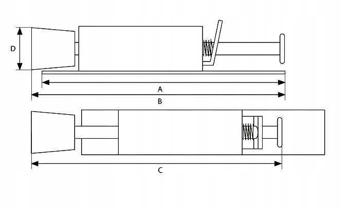 PRZYTRZYMYWACZ PODPÓRKA BLOKADA STOPKA DRZWI 180 BRĄZOWA Marka Kobe