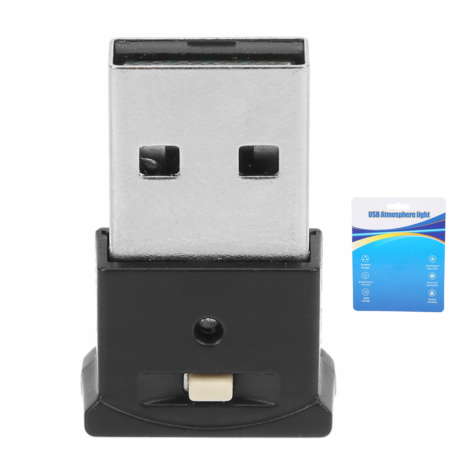 USB LED AMBIENT LIGHT OŚWIETLENIE OTOCZENIA 8 KOLORÓW RGB REGULOWANA Producent części Inny