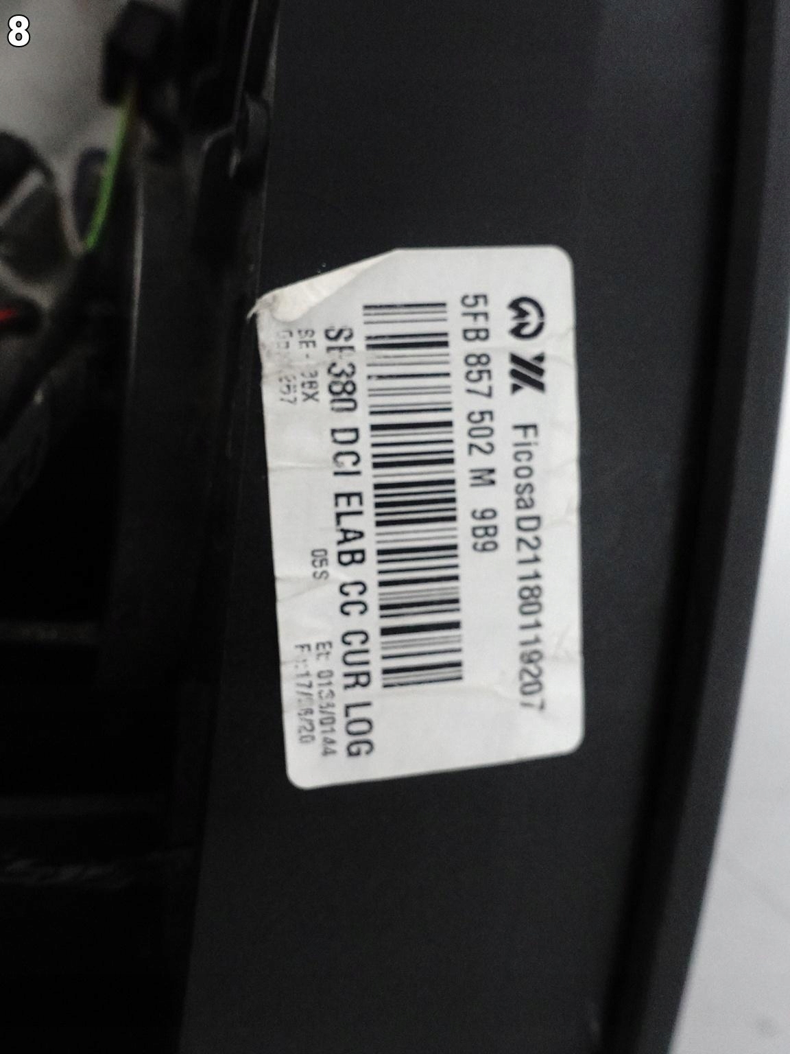 SEAT LEON IV 4 5FB 20- mirror exterior cover support right 13 PIN