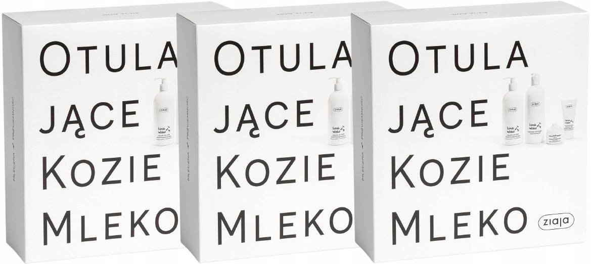 3 x Ziaja Dárková Sada Kozí mléko Jemné účinky na pokožku Vitamíny