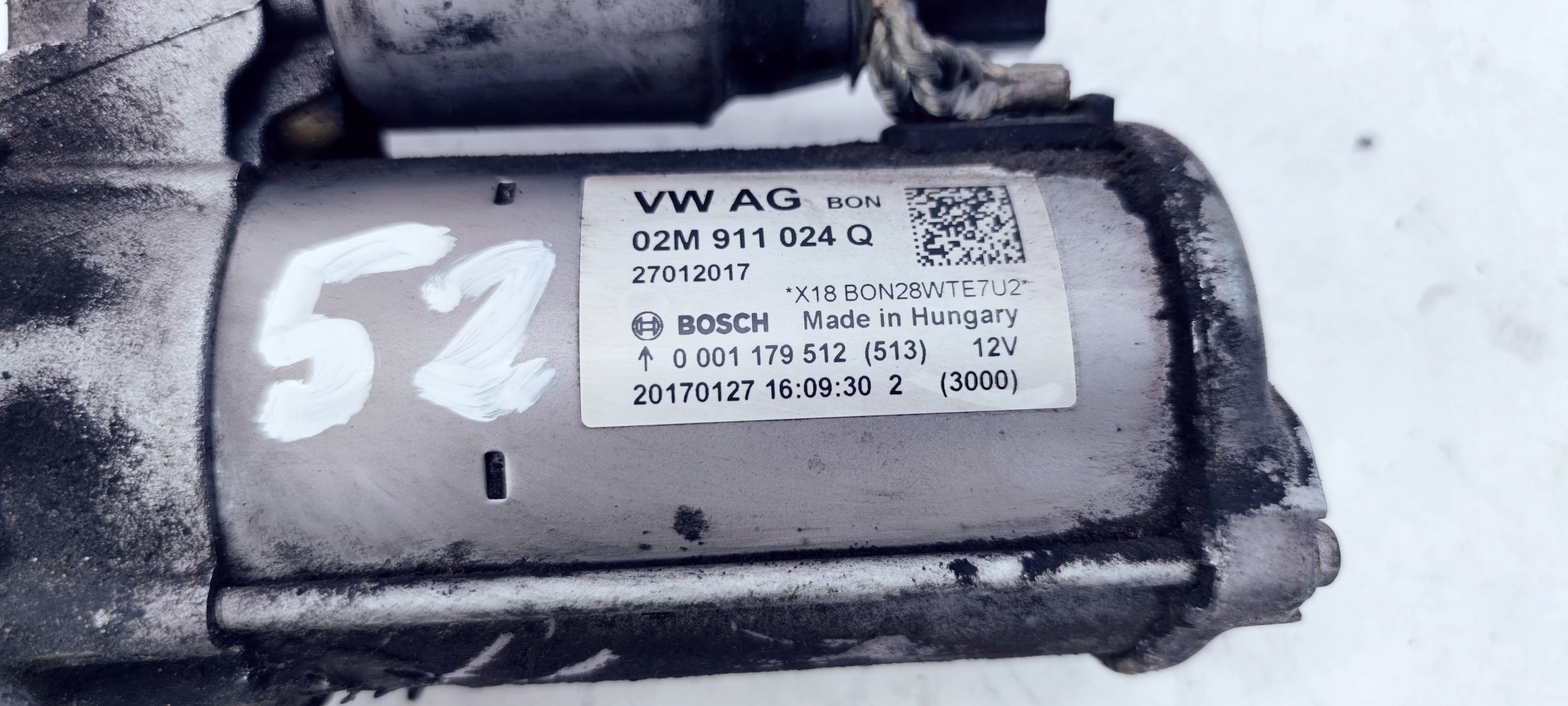 starter AUDI A1 8X SEAT SKODA 02M911024Q *52*