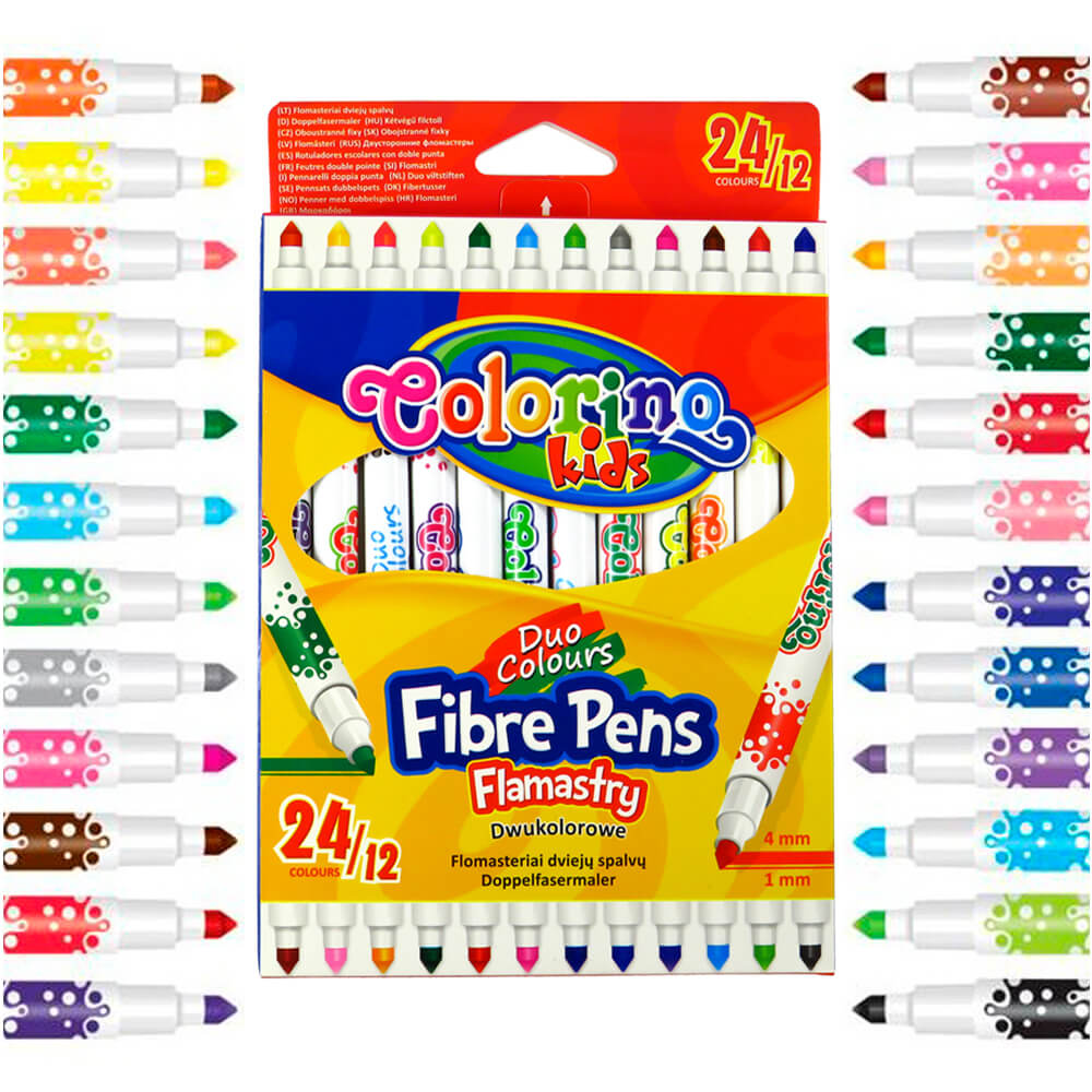 

Flamastry Dwustronne 24 Colorino
