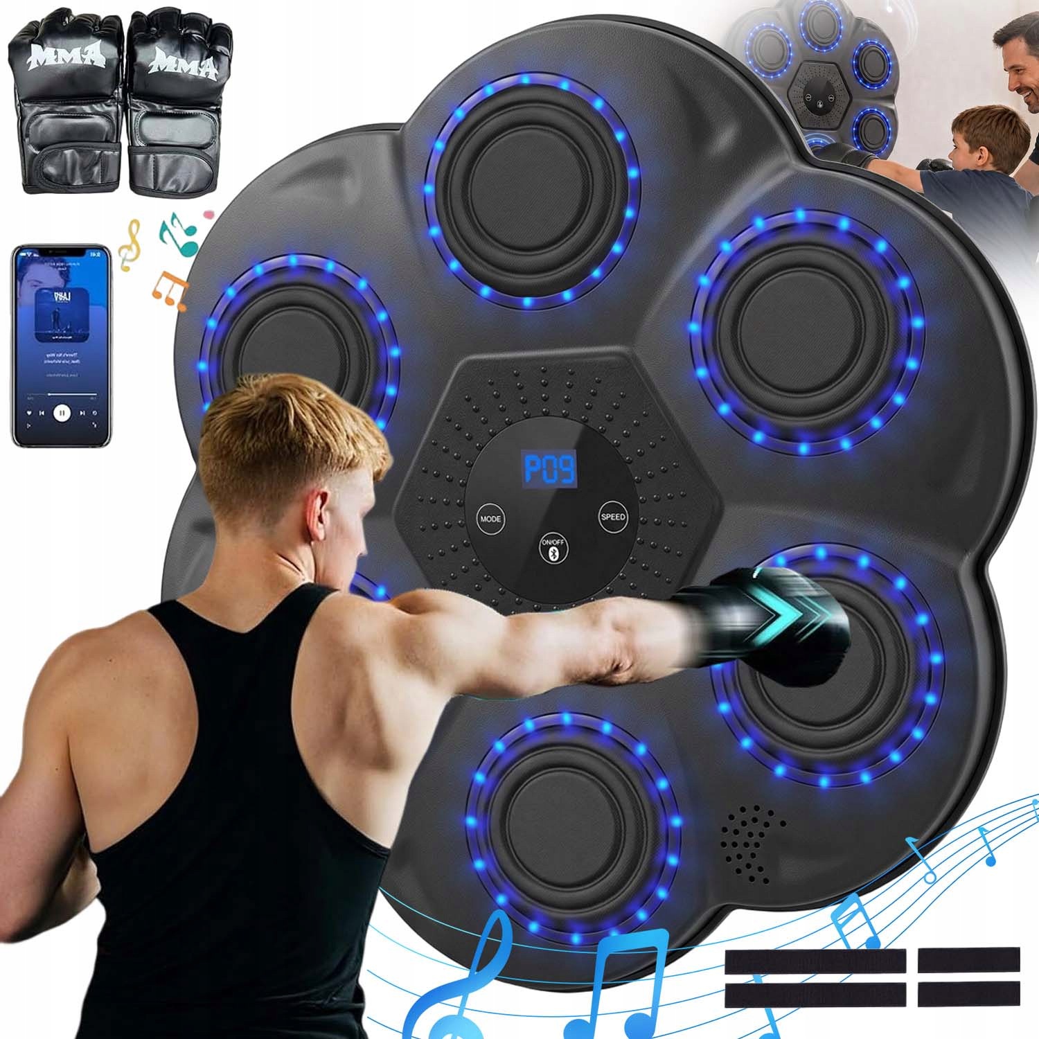 Nástěnný Inteligentní Bluetooth Hudební Box Pro Trénink Reakce