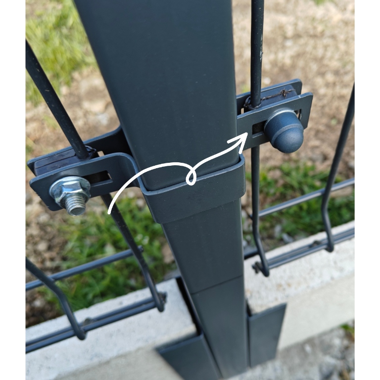 Zaślepka maskownica śruby nakładka M5/8 200SZT CZARNA Wysokość 9.5 mm