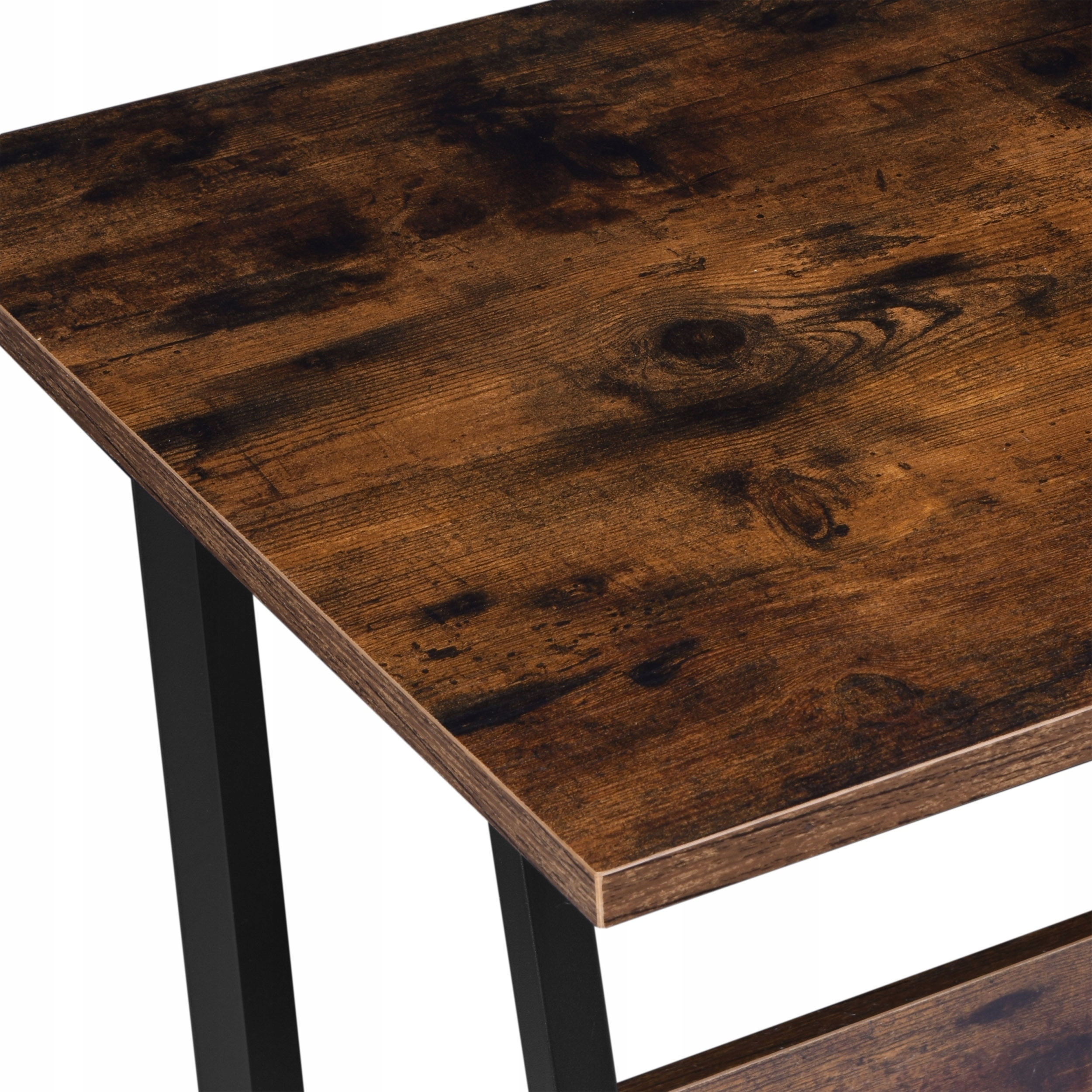 Biurko komputerowe małe na laptopa PC szkolne loft industrialne 100 cm Kolekcja Meble loftowe