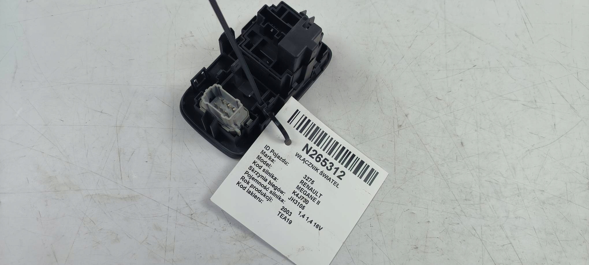 interruttore luci RENAULT MEGANE II