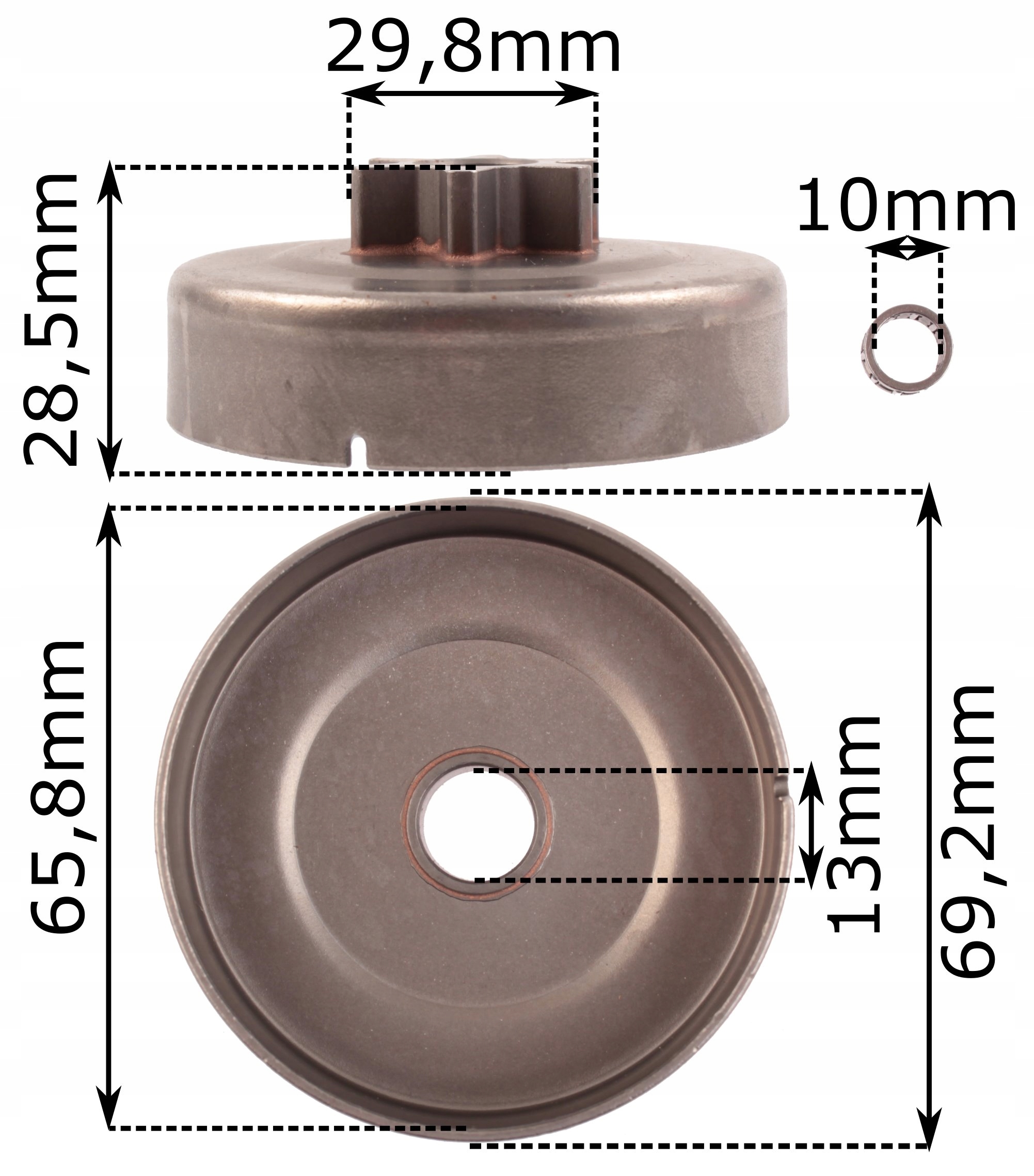 BĘBEN SPRZĘGŁA KOSZ STIHL MS170 MS171 MS180 MS181 do piły spalinowej Rodzaj bęben