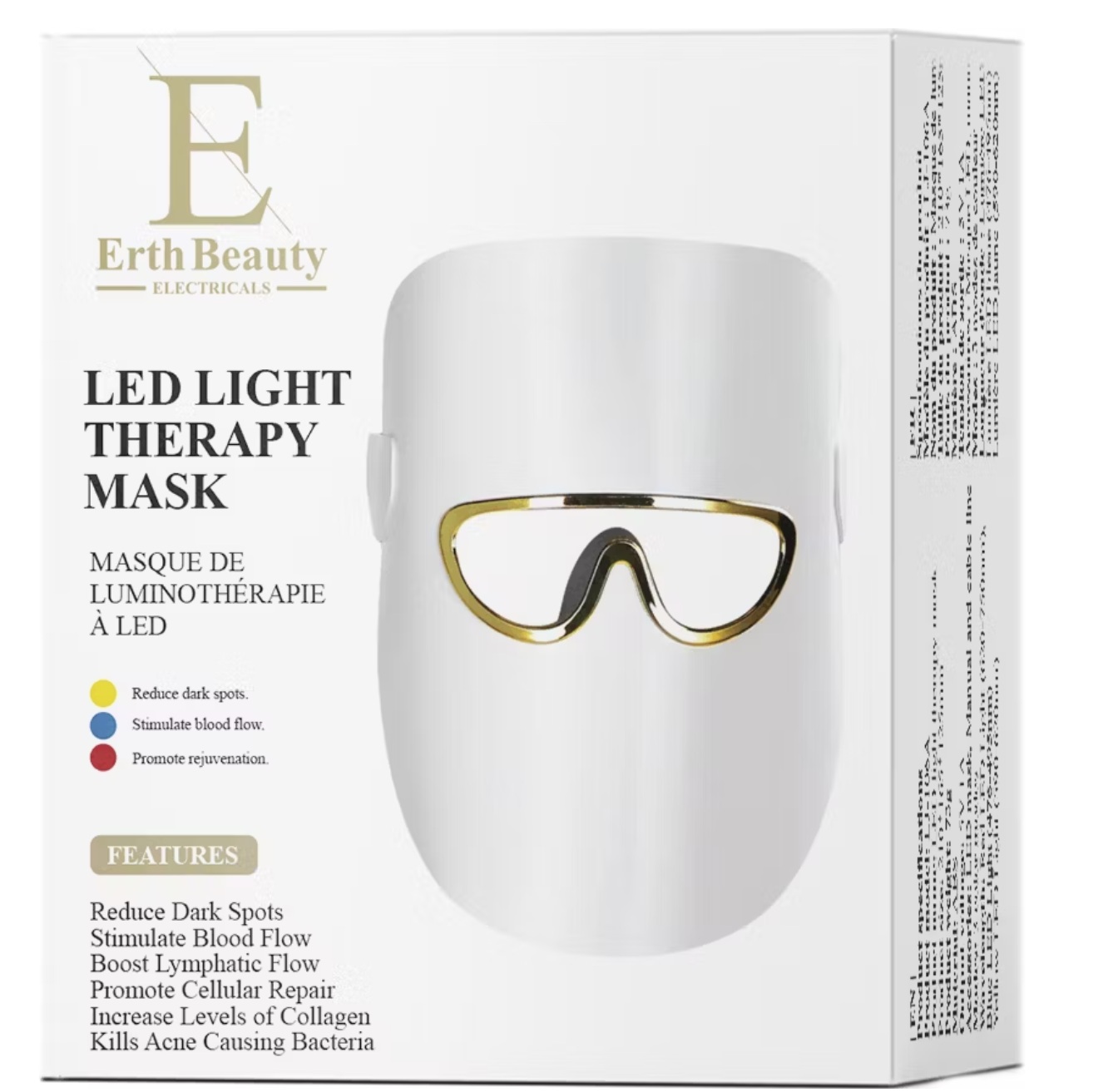 Maska pro Led světelnou terapii ErthSkin London