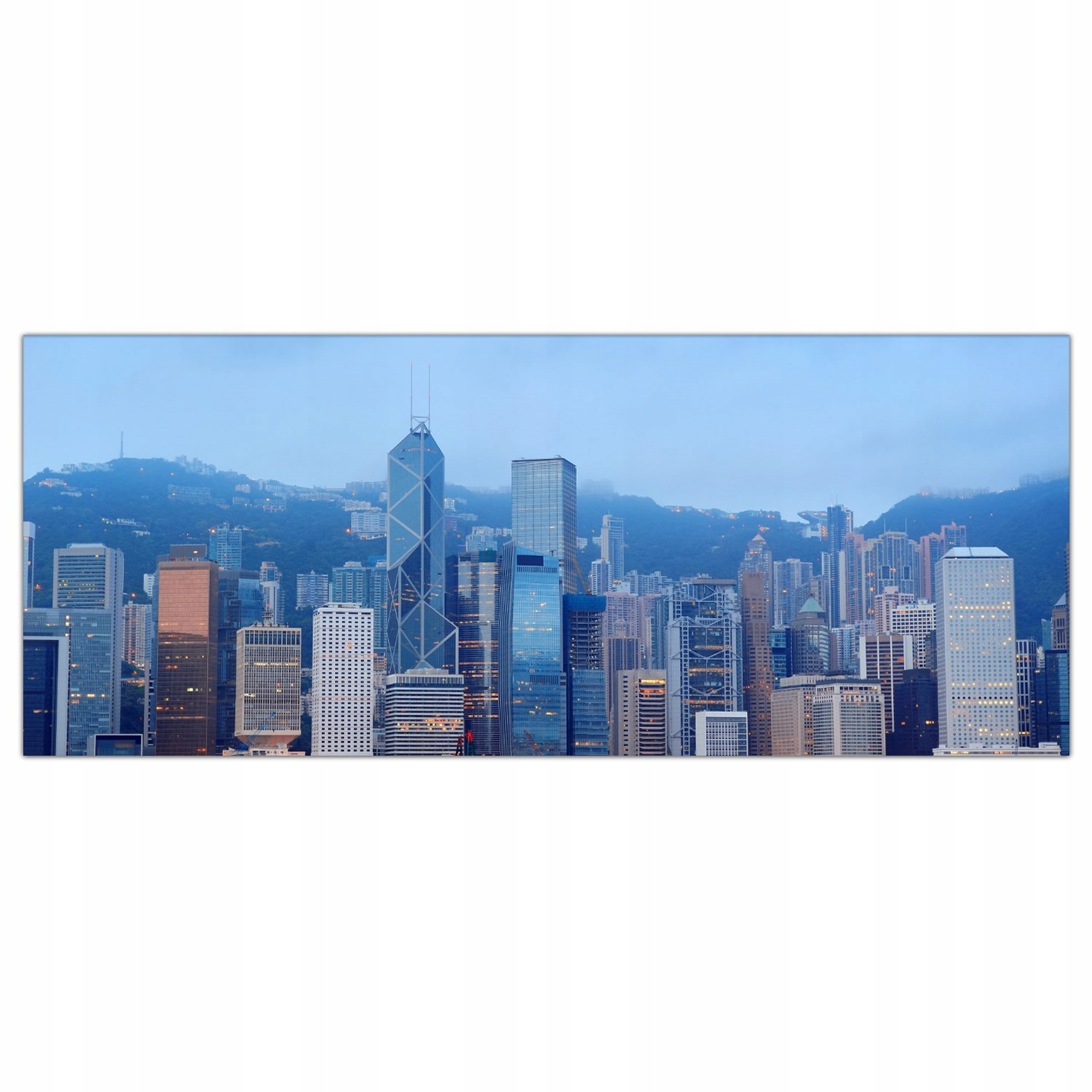 Hongkong Krajina 125x50 Sklo lacobel do kuchyně