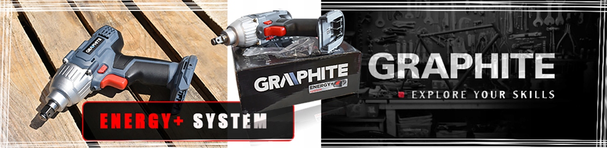 GRAPHITE KLUCZ UDAROWY ZAKRĘTARKA ENRGY+ 58G018 Maksymalna średnica śrub M6