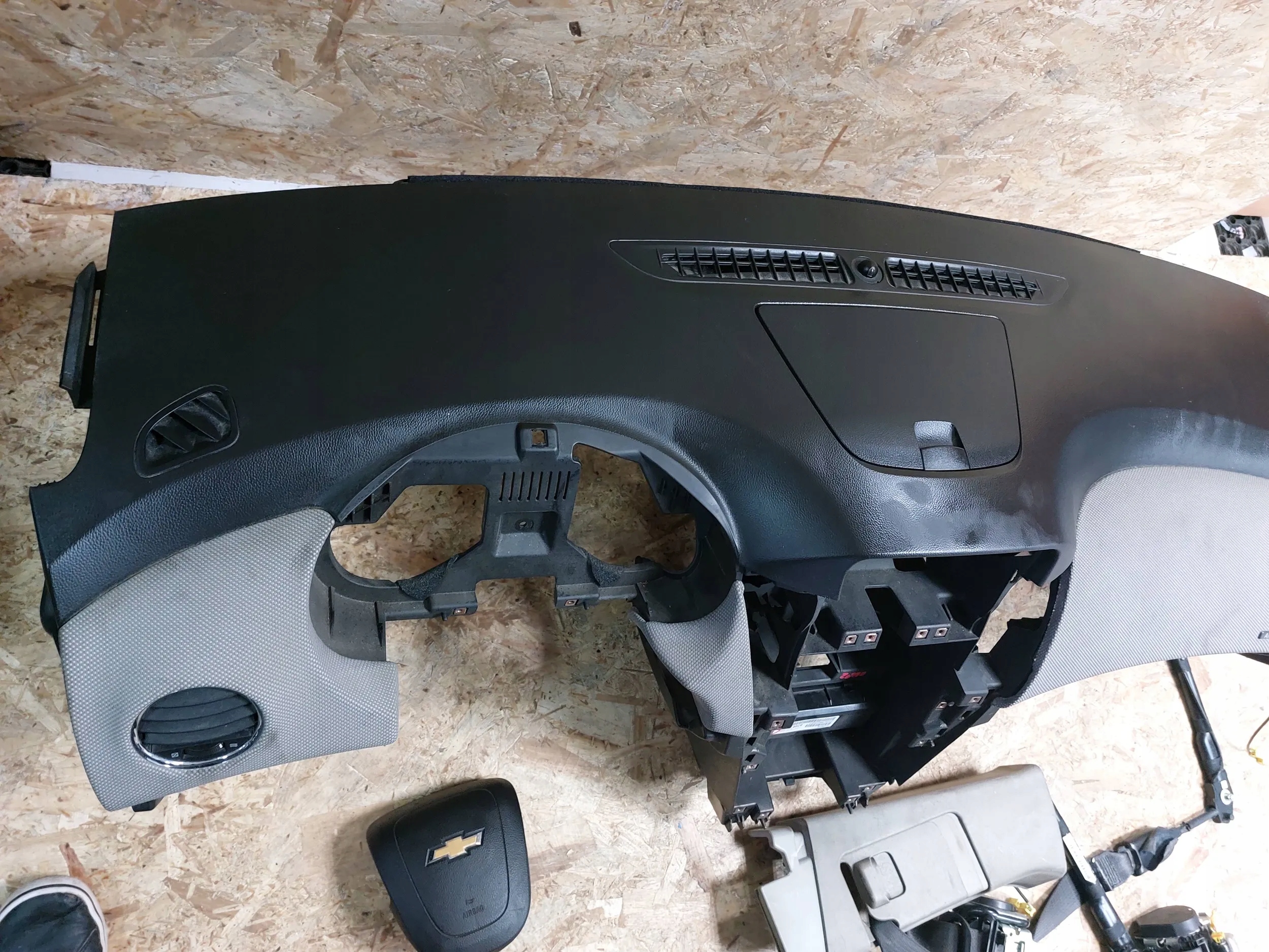 dashboard console airbag Chevrolet Cruze 09-15