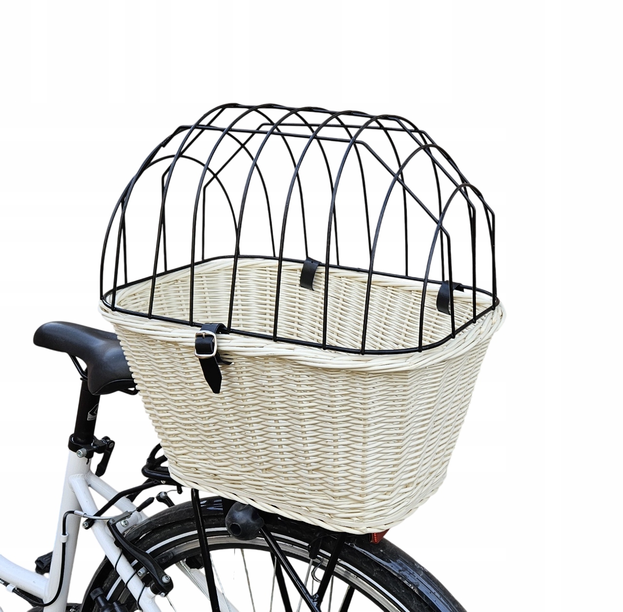 Transporter wiklinowy na rower kosz na Bagażnik do 10kg