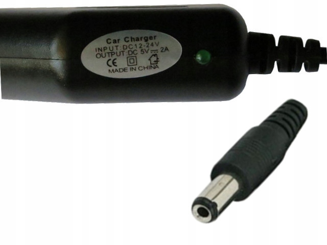 Ładowarka Samochodowa 5V 2A 2000mA wtyk 5,5x2,1mm Marka Inna