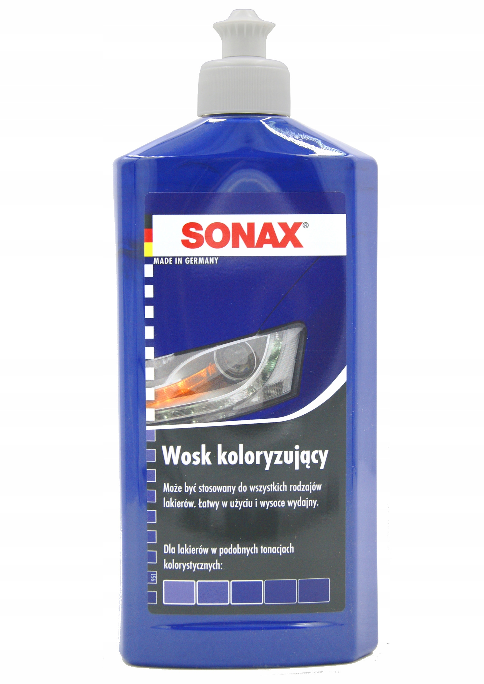 

Sonax Wosk Koloryzujący Niebieski Granatowy 500ml