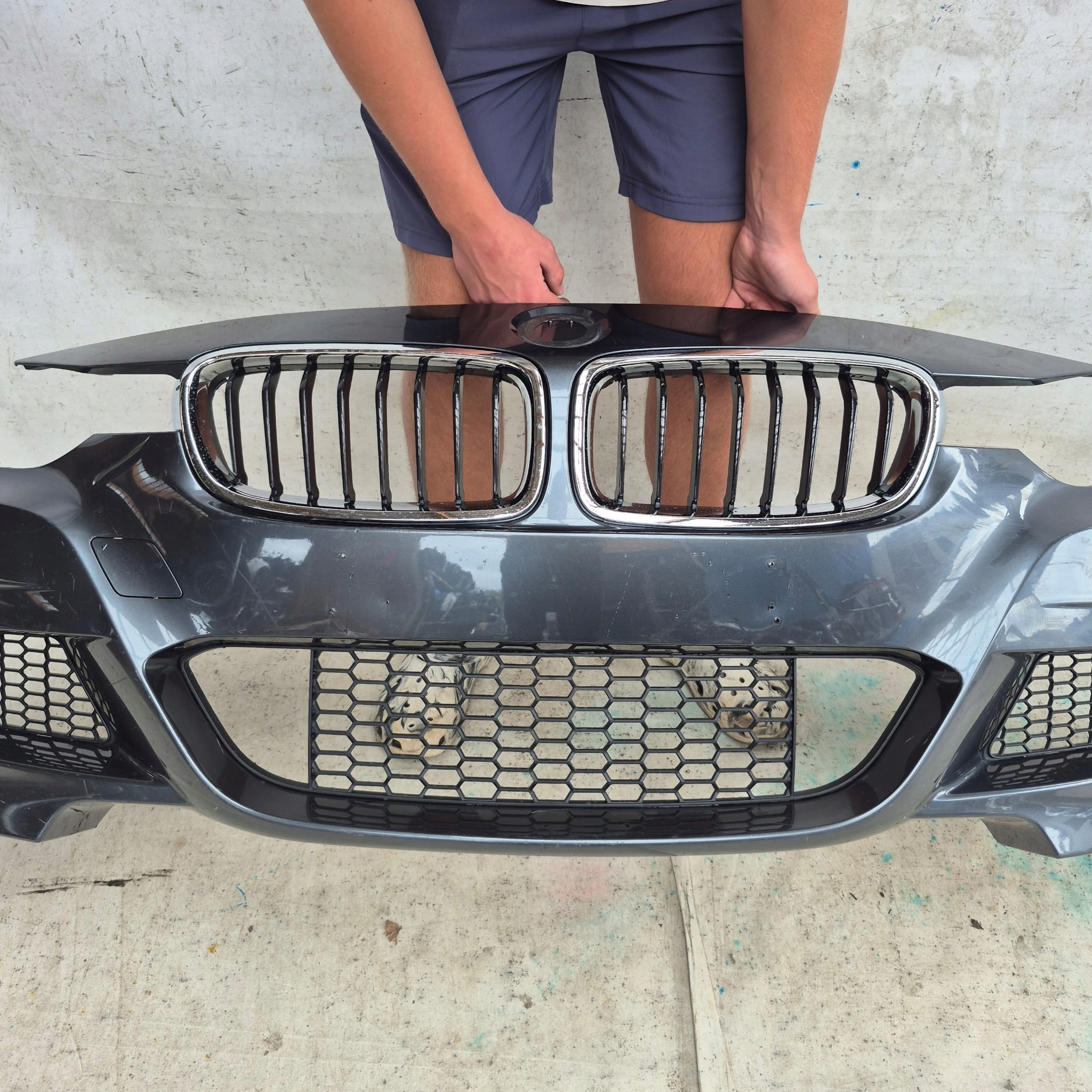BMW 3 F30 F31 m-packet 11-18 bumper front front SPR