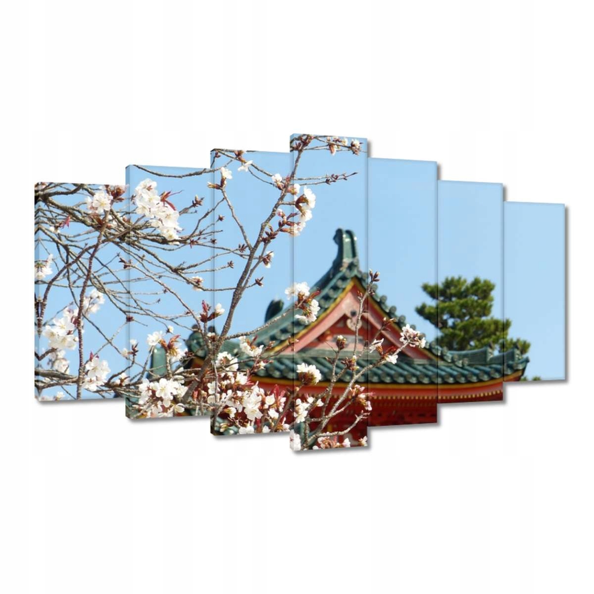 Obrazy 140x80 Kvetoucí višeň v Japonsku