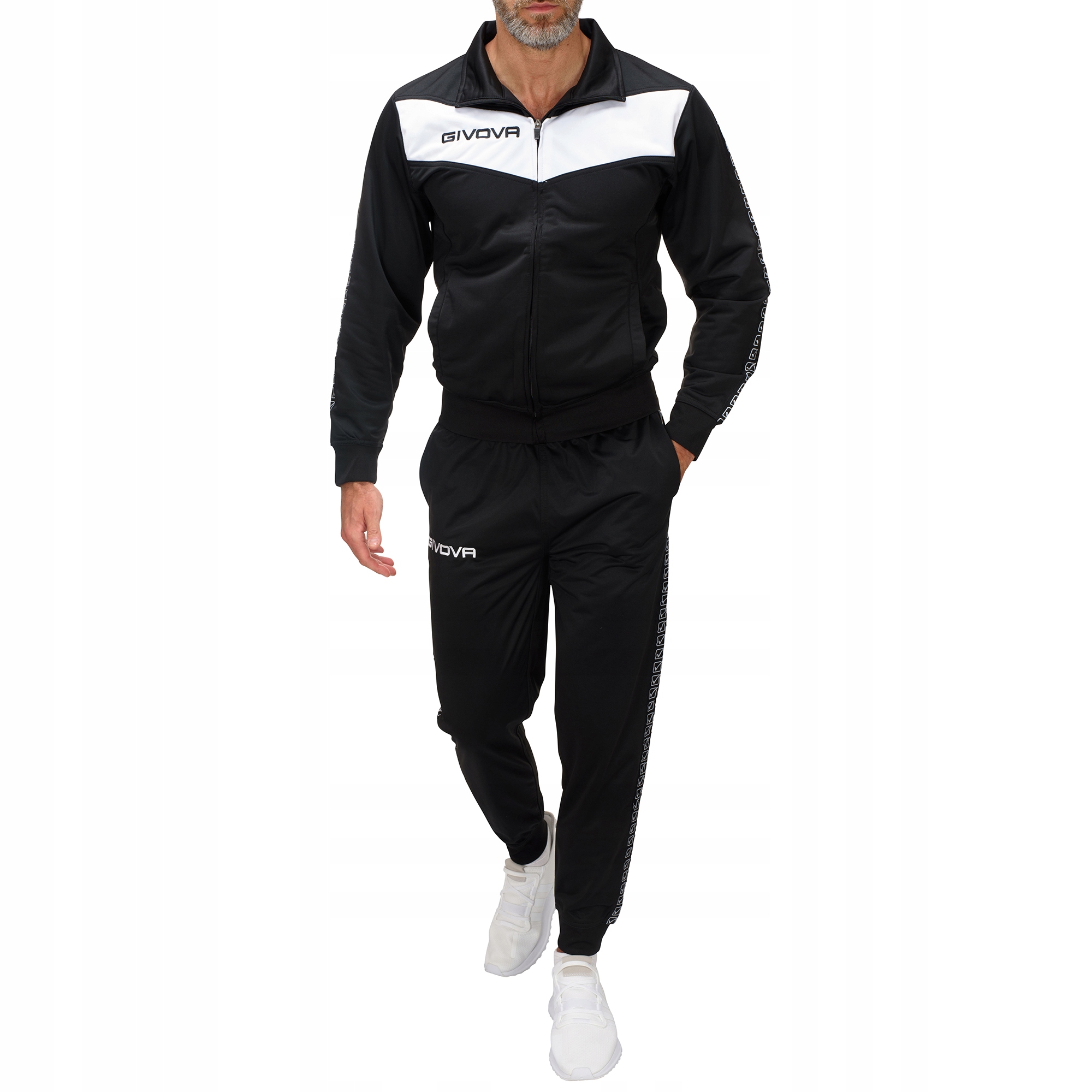 TR018B-52 r. XL GIVOVA VISA MĘSKI KOMPLET DRESOWY Wzór dominujący bez wzoru