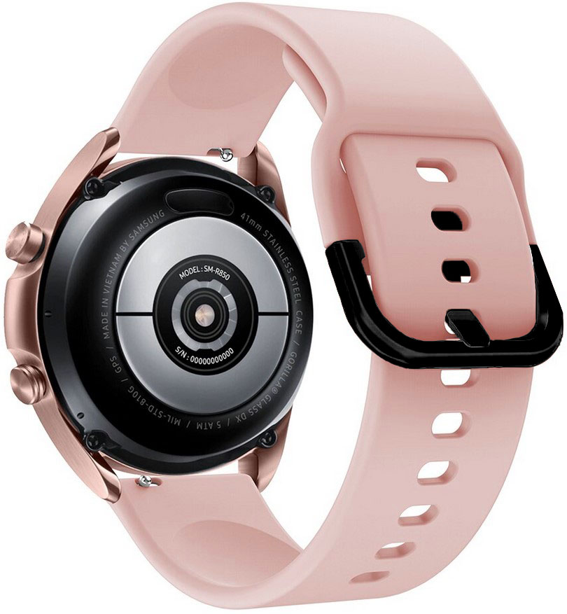 

Pudrowy pasek Samsung Galaxy Watch 3 41MM Rozm. L