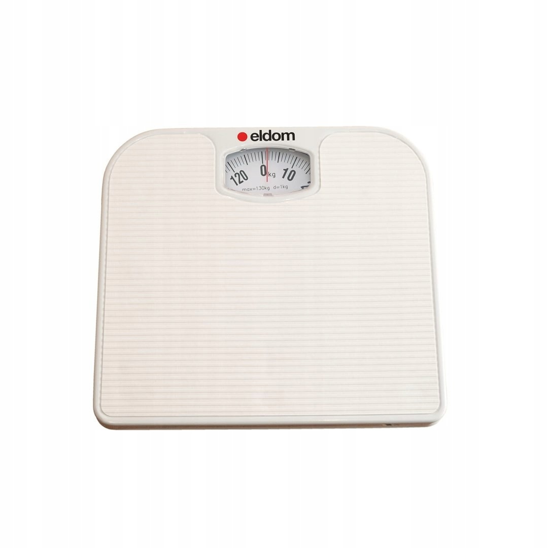 Eldom Mechaniczna Waga Łazienkowa BR2016B Biała Do 130 Kg