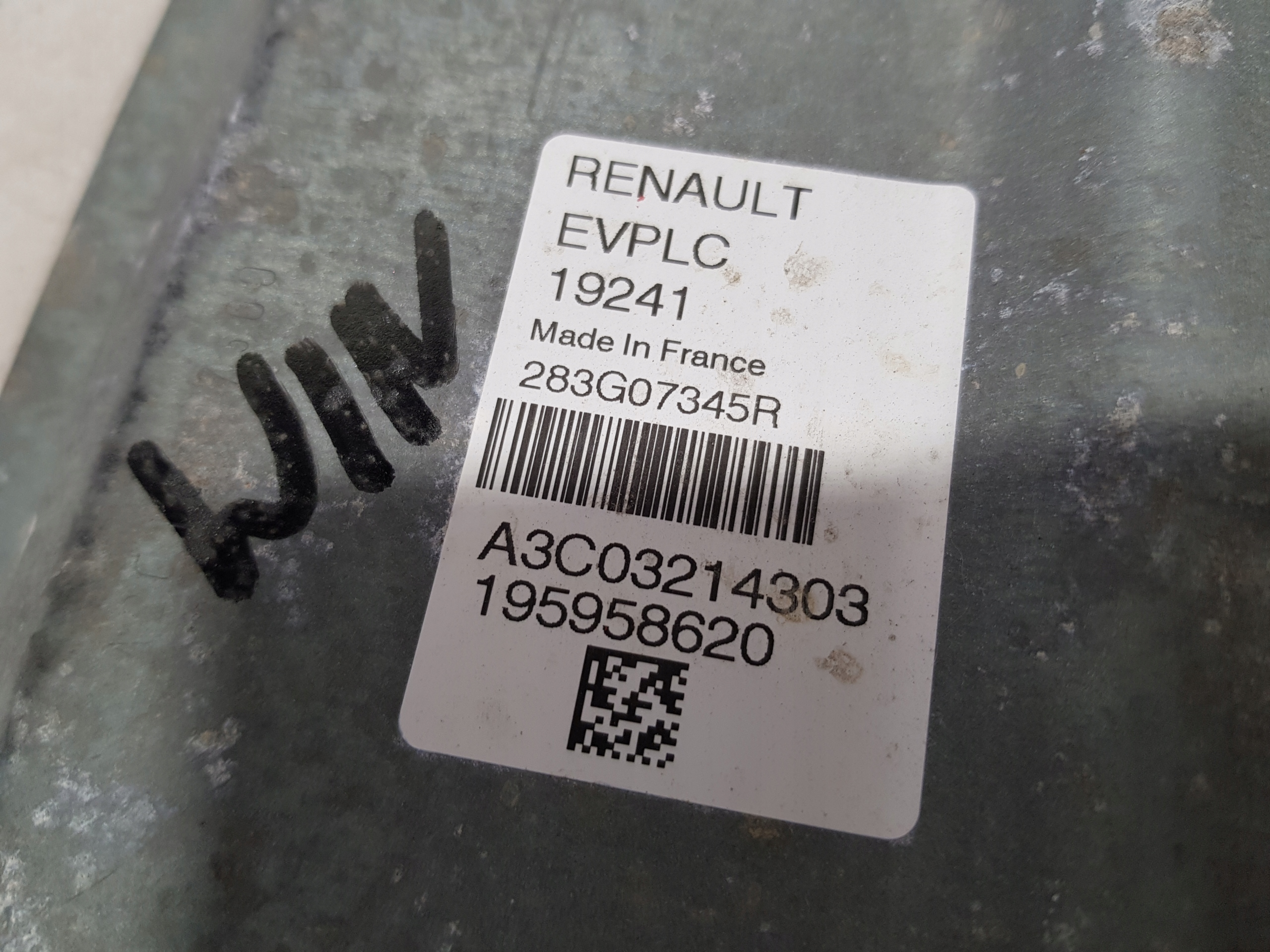 modulo Centralina computer RENAULT ZOE 283G07345R