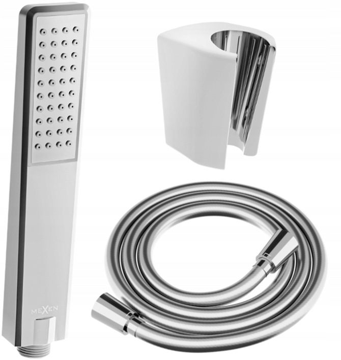

Mexen Zestaw Prysznicowy Słuchawka R-72 Wąż Chrom