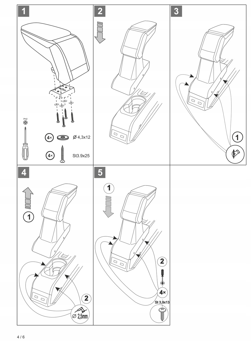 PODLOKIETNIK STANDARD Renault ZOE 2020 Part manufacturer Rati