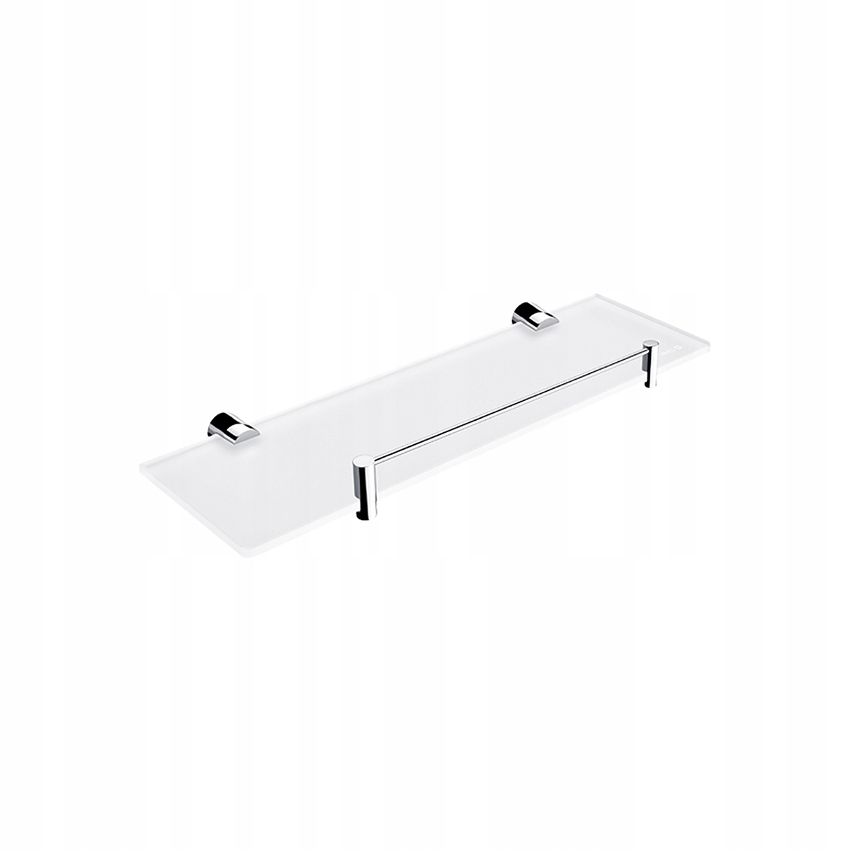 Nimco Bormo police do koupelny skleněná mat, ohrádka 40 cm Br 11091BX-40-26