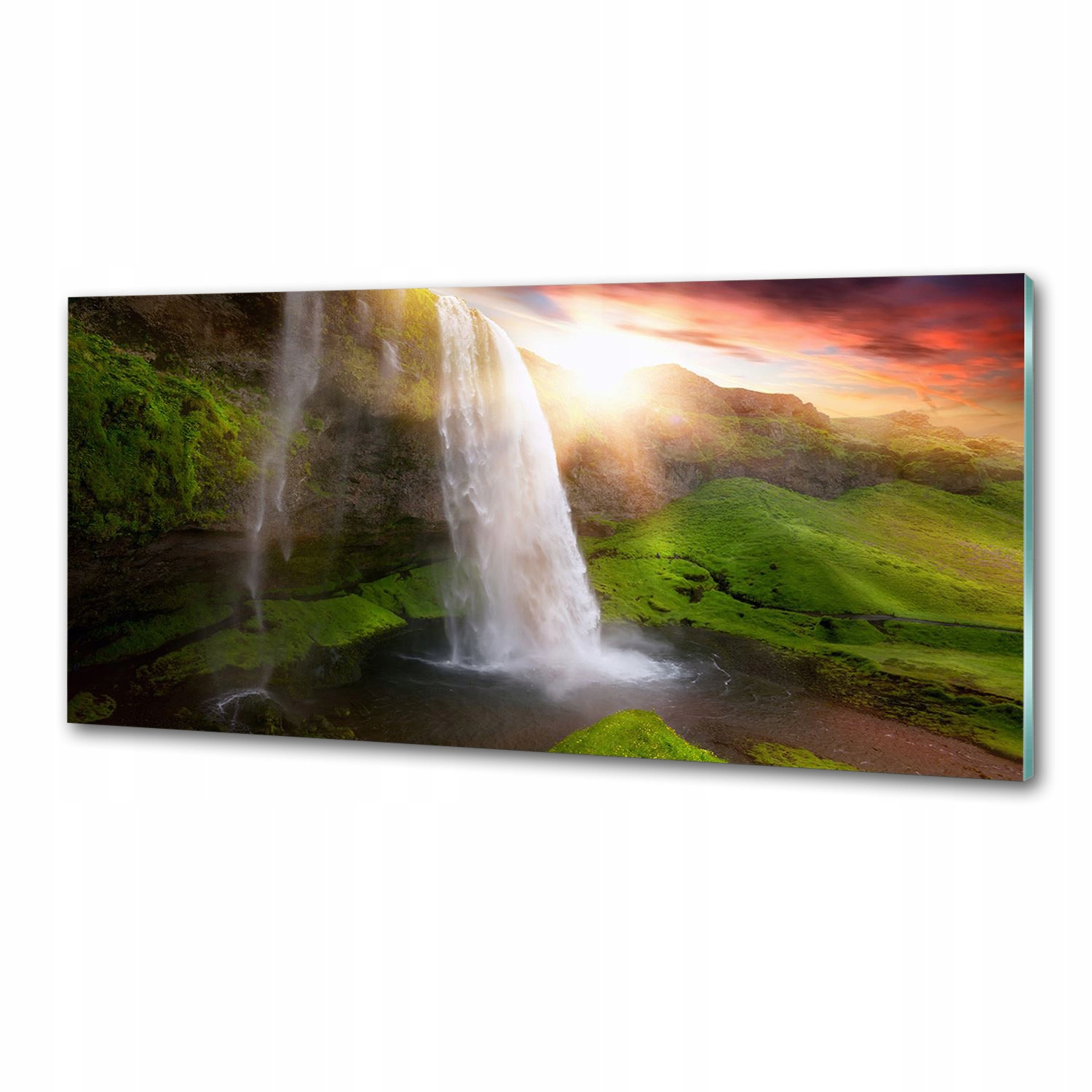 Panel medzi nábytkom v kuchyni Vodopád 125x50 Lepidlo