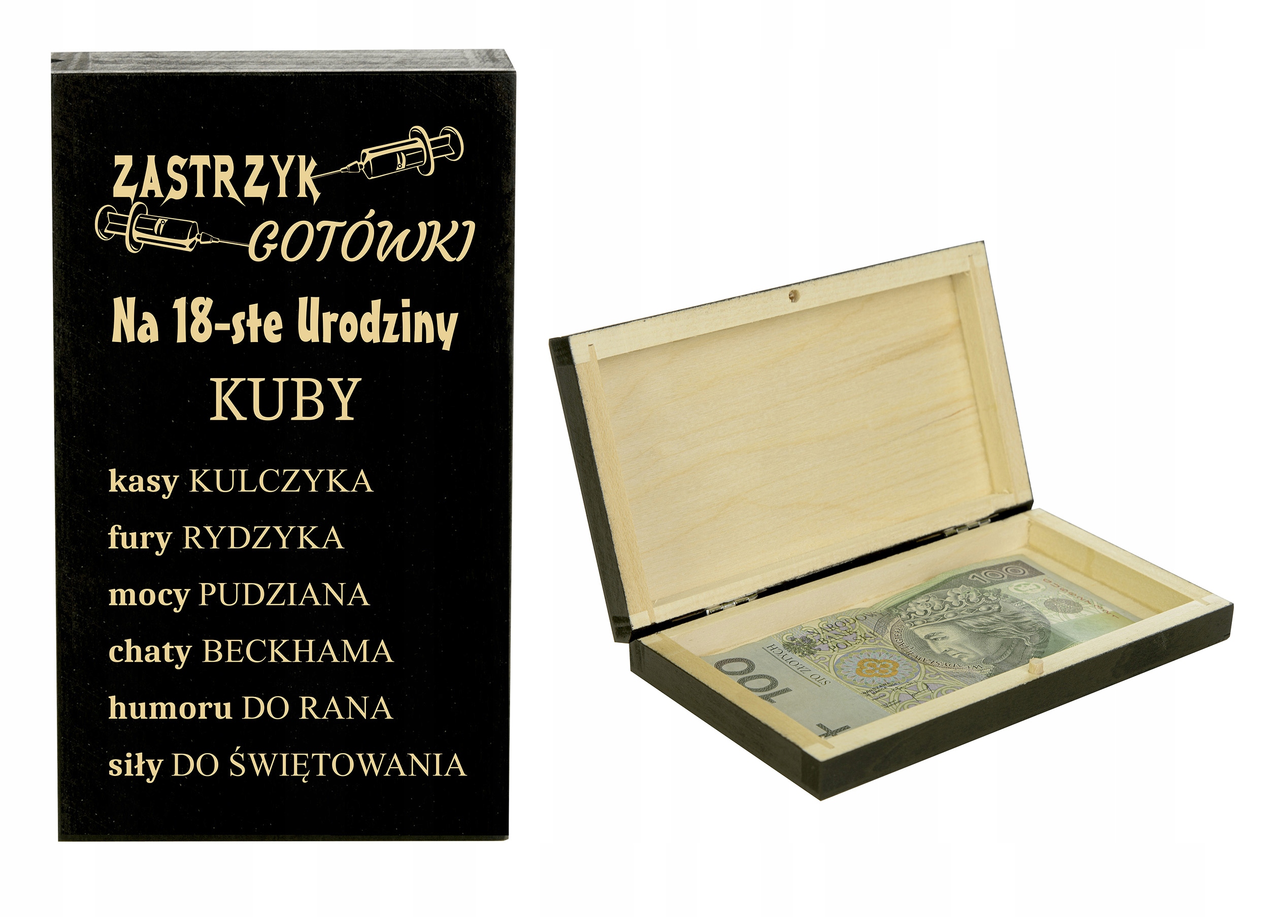 

Pudełko Pieniądze 18 Urodziny 30 40 50 60
