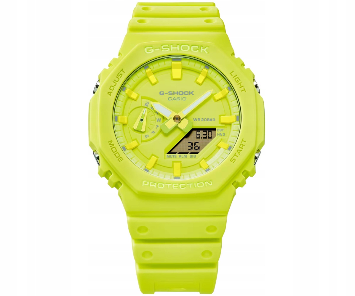 Barevné sportovní pánské hodinky Casio G-shock GA-2100 Gwar.3+3L Zibi Gravírování