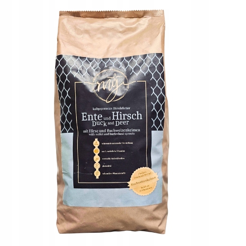 Kaczka z jeleniem i dynią dla psów i szczeniąt nietolerancja pokarmowa 5kg