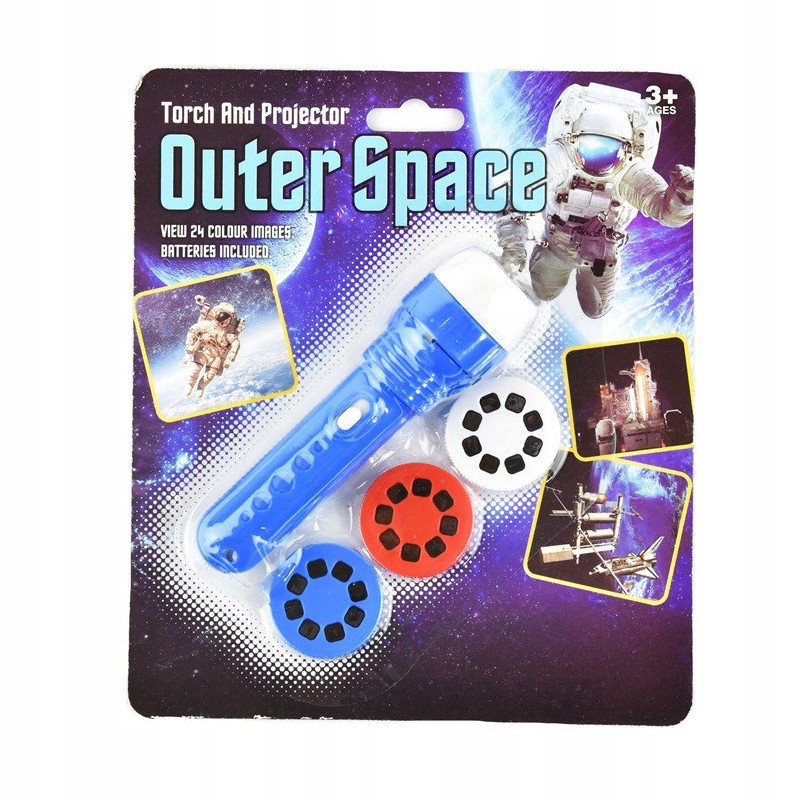 

Latarka projektor Kosmos rakieta 24 slajdy space
