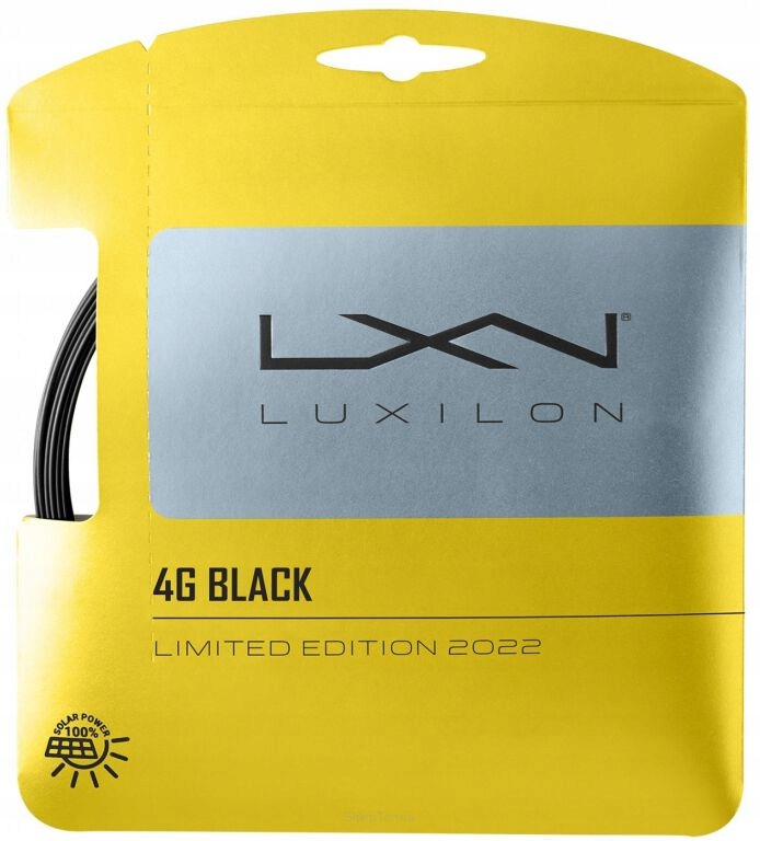 Naciąg tenisowy Luxilon 4G Black 1,25 czarny