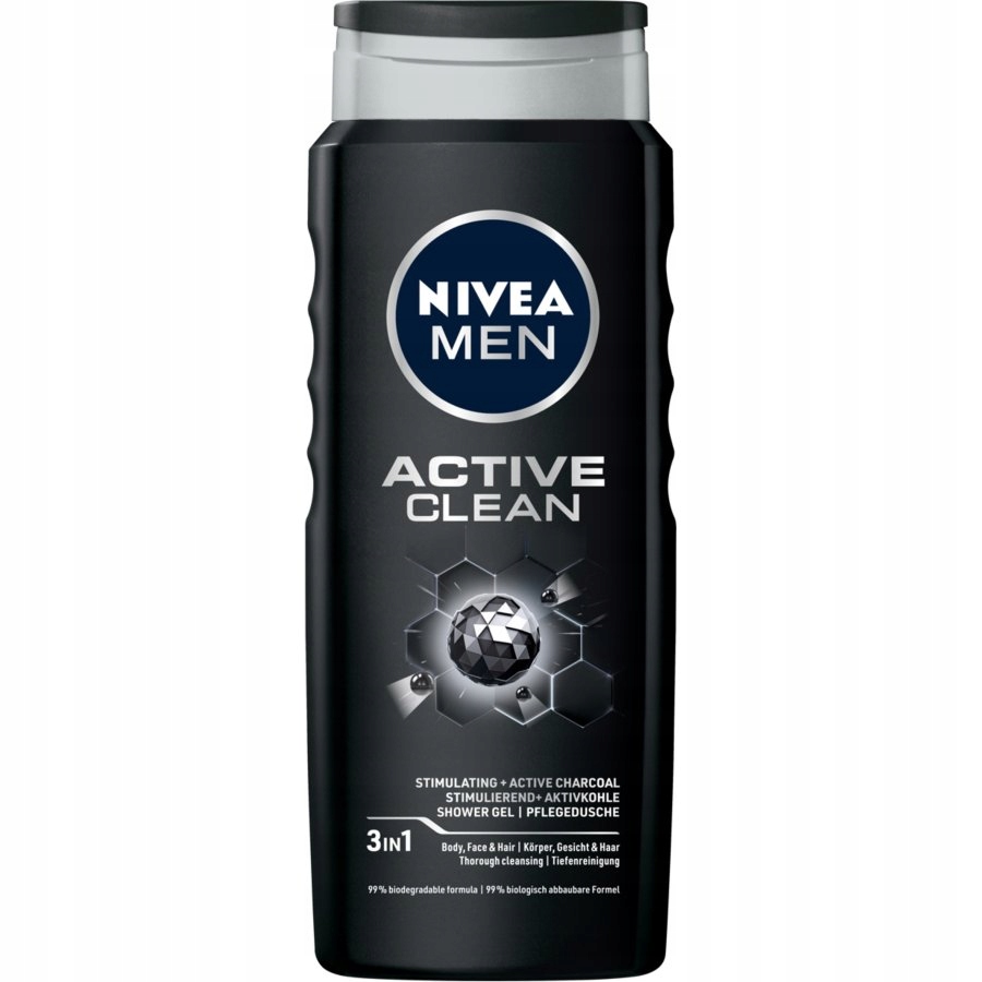 Nivea MEN Active Clean Żel pod prysznic 500 ml