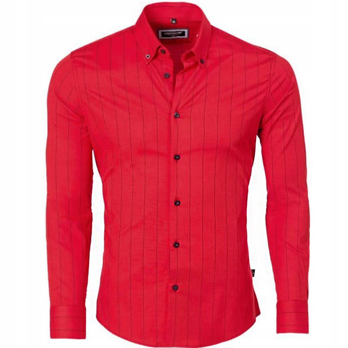 

Koszula Taliowana w Paski Slim Casual Elegance